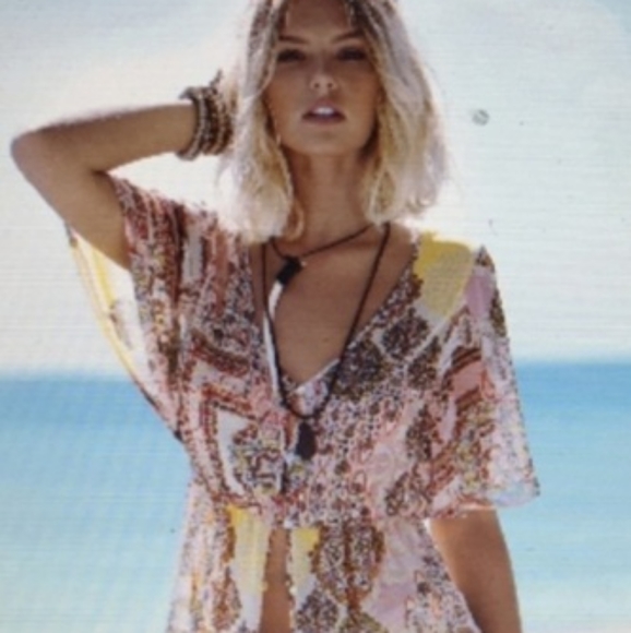 Elan Button Down Sheer Dress/Coverup … - Picture 2 of 10